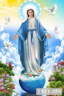 Tranh dán tường thiên chúa giáo T321-389